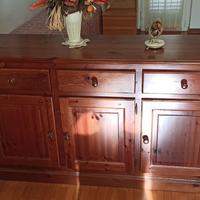 Mobile soggiorno credenza noce