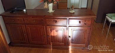 Mobile soggiorno credenza noce