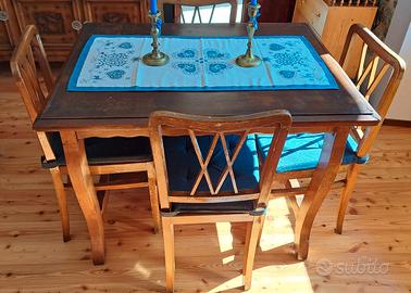 tavolo +4 sedie+armadio