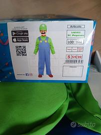 costume carnevale Luigi età 5/6