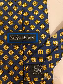 Cravatta vintage - Yves Saint Laurent - Seta 100%