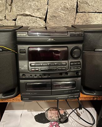 3 impianti stereo Aiwa e Grundig
