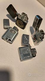 lotto di 4 accendini vintage 