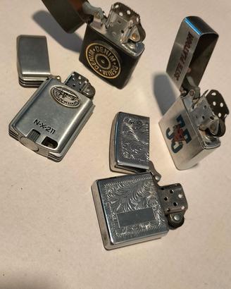 lotto di 4 accendini vintage 