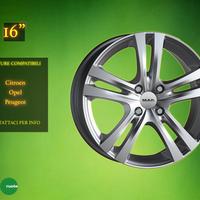 Cerchi in Lega 16" Citroen, Opel, Peugeot