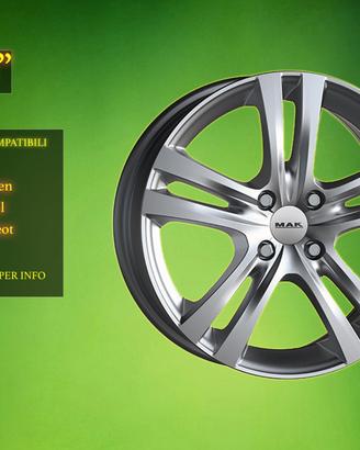 Cerchi in Lega 16" Citroen, Opel, Peugeot