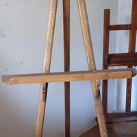 Cavalletti da pittore in legno