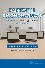 💻✨ NOTEBOOK RICONDITIONATI MULTIMARCA - Qualità 