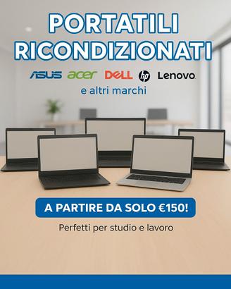 💻✨ NOTEBOOK RICONDITIONATI MULTIMARCA - Qualità 