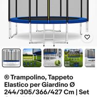 Trampolino 305 diametro nuovo