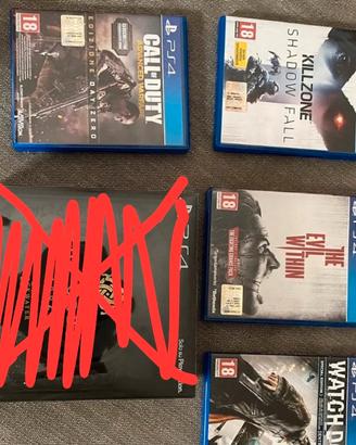 Vari giochi ps4