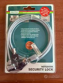 Cavo di sicurezza PC, notebook portatile o monitor