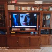 Parete soggiorno in legno