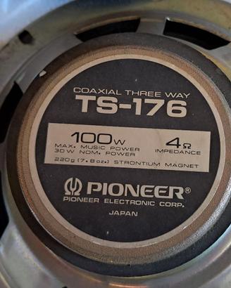 Casse Pioneer TS-176 - car audio vintage anni '85