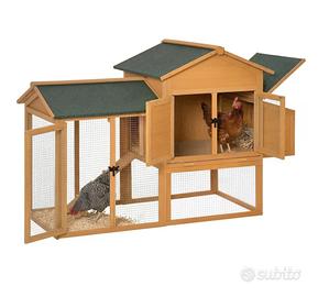 CASETTA IN LEGNO PER GALLINE NUOVA