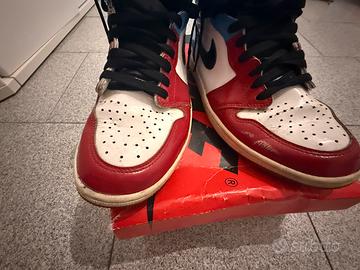 Nike air jordan 1 fearless UNC chicago originali