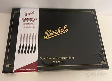 Elegance Set 6 coltelli da bisteca nero Berkel