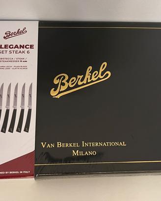 Elegance Set 6 coltelli da bisteca nero Berkel