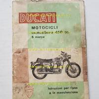 Ducati 450 Mark3-Desmo-Scrambler 1970 manuale uso
