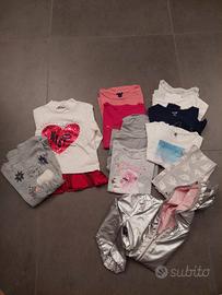 lotto vestiti bambina 3 anni