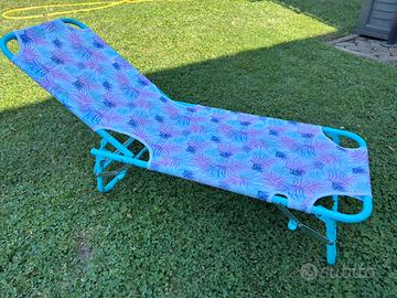 Lettino mare bambina