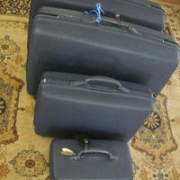 Set di valige sansonite rigida colore blu