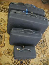 Set di valige sansonite rigida colore blu