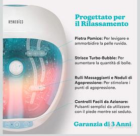 bacinella pediluvio massaggiante 