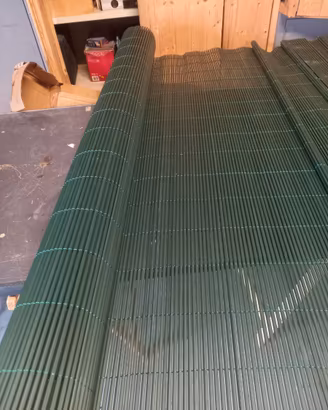 Canniccio Frangivista in PVC Verde ( 20 mt totali)