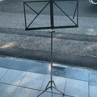 Leggio misicale Bespeco regolabile in altezza