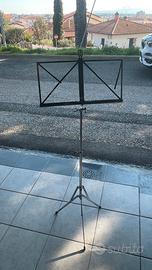 Leggio misicale Bespeco regolabile in altezza