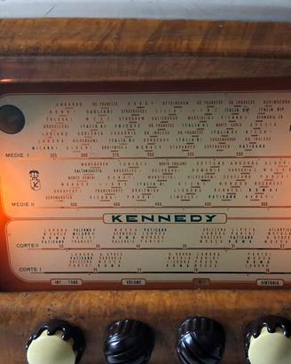 Radio a valvole d'epoca Kennedy K495 Anni 50