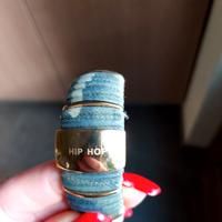 Bracciale in gomma Hip Hop