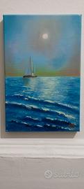 Quadro originale olio su tela 30x20cm