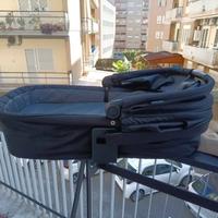 Abc design carry cot culla passeggino gemellare