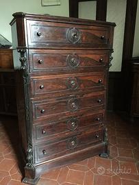 Cassettone antico palissandro