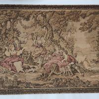 Arazzo da parete con cornice vintage (anni ‘80)