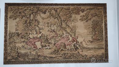 Arazzo da parete con cornice vintage (anni ‘80)