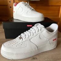 Nike Air Force 1 Low Supreme Bianche, Taglia 45
