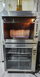 Girarrosto e vetrina calda