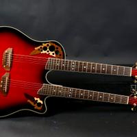 Chitarra OVATION CSD 225 doppio manico double neck