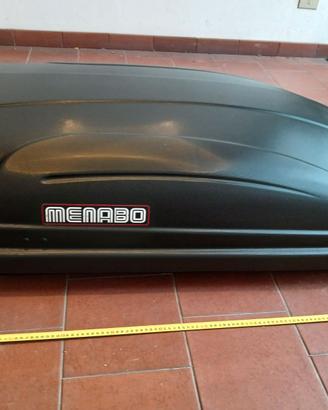 Baule box guscio da tetto Menabo