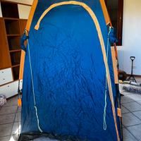 Tenda campeggio uso cucinotto.