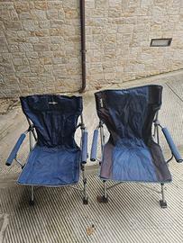 2 sedie da campeggio Brunner pieghevoli
