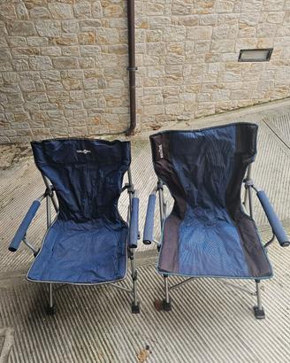 2 sedie da campeggio Brunner pieghevoli