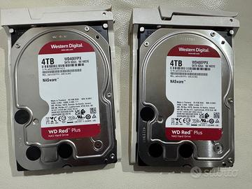 Coppia di HDD Western Digital WD Red WD40EFRX 4TB