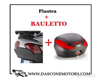 PORTAPACCHI SUZUKI BURGMAN 650 2013 2019 BAULETTO
