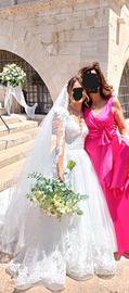 Abito da sposa stile romantico, come nuovo