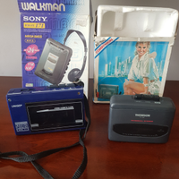 3 walkman e cuffie sony