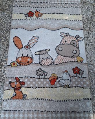 Tappeto cameretta tema fattoria 80 x 150